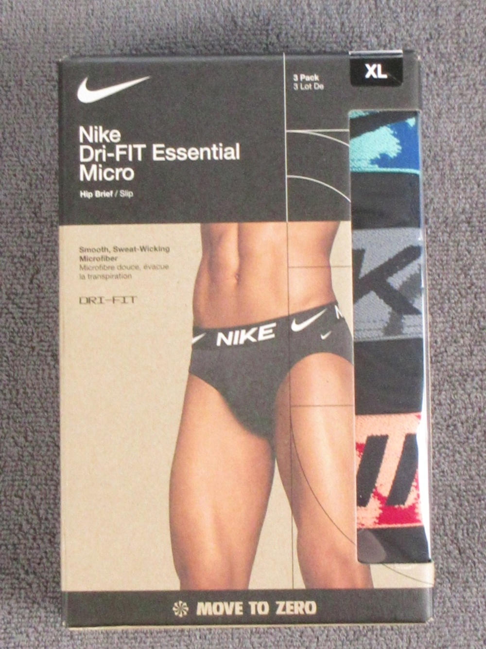 Men's Nike Dri-FIT Essential Micro Hip Briefs - unique colorful waistbands